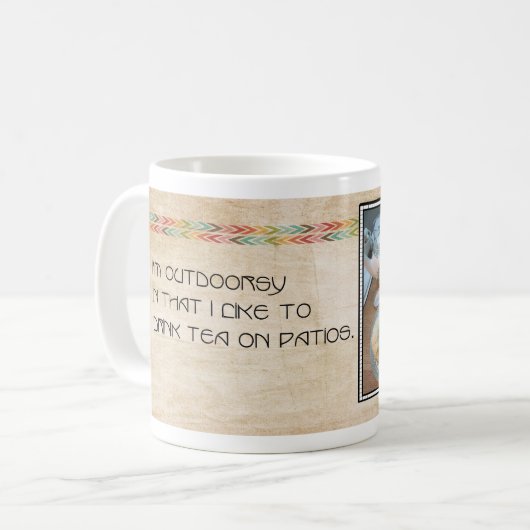 Ich trinke gerne Tee in der Londoner Tasse (Vorderseite Links)