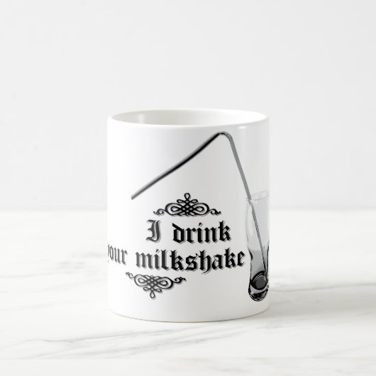 Ich trinke Ihr Milchshaken Kaffeetasse (Mittel)