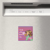 Ich trinke Kaffee, also bin ich. Magnet (In Situ (Geschirrspüler))