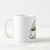 Ich trinke Kaffee an der Java-Funktion individuell Kaffeetasse (Links)