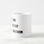 Ich trinke Kaffee für Ihre Schutz Tasse (Mittel)