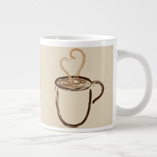 Ich trinke Kaffee für Ihre Tasse zum Schutz (Rechts)