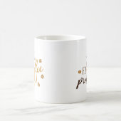 Ich trinke Kaffee ... Für Ihren Schutz Kaffeetasse (Mittel)