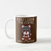 Ich trinke Kaffee Kaffee Kaffee Kaffee Bean Cafe O Kaffeetasse (Links)