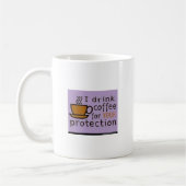 Ich trinke Kaffee-Tasse Kaffeetasse (Links)