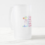 Ich trinke kein Bier. Ich trinke einen Weizensmoot Mattglas Bierglas (Vorderseite Links)