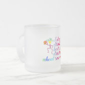 Ich trinke kein Bier. Ich trinke einen Weizensmoot Mattglastasse (Vorderseite Links)