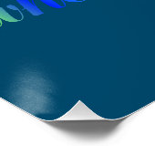 Ich trinke kein Bier. Ich trinke einen Weizensmoot Poster (Ecke)