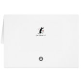 Ich trinke keinen Wein vor seiner Zeitkarte (Rückseite Horizontal)