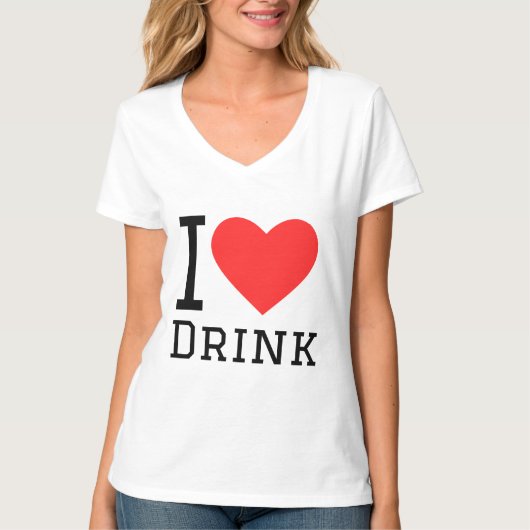Ich trinke Liebe T-Shirt (Vorderseite)