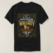 Ich trinke lieber Whiskey als jemand. T-Shirt (Design vorne)