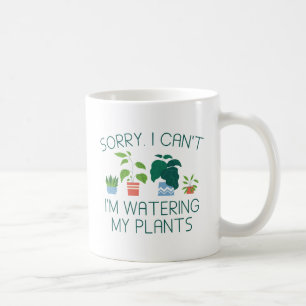 Ich trinke meine Pflanze Kaffeetasse