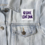 Ich trinke nicht button (Beispiel)