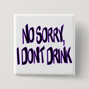 Ich trinke nicht button
