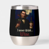 "Ich trinke nie.. Wein" Vampire Horror Spaß (Rückseite)