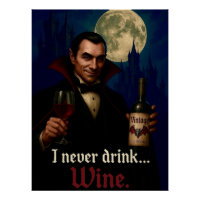 "Ich trinke nie.. Wein" Vampire Horror Spaß
