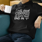 Ich trinke nur Kaffee Hoodie