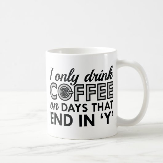 Ich trinke nur Kaffee Kaffeetasse (Rechts)