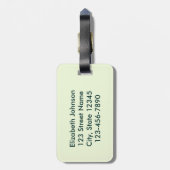 Ich trinke personalisierte das Wein-lustige Zitat Gepäckanhänger (Rückseite vertikal)