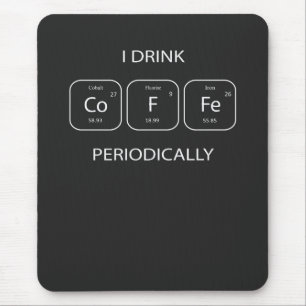Ich trinke regelmäßig Kaffee Mousepad