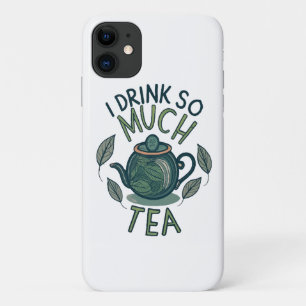 Ich trinke so viel Tee, süße Teekanne Case-Mate iPhone Hülle
