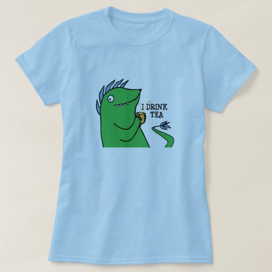 Ich trinke Tee -- Shirts (Design vorne)