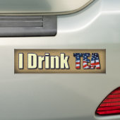 Ich trinke Tee - Tee-Party - Autoaufkleber (Auf Auto)