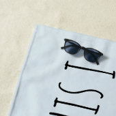 Ich trinke und fahre kein Sip und Cruise Ship Strandtuch (Beispiel)