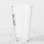 Ich trinke und ich kenne die Dinge Glas (Links)