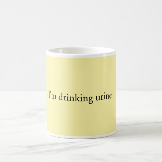 "Ich trinke Urin-" Tasse (Mittel)