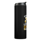 Ich trinke viel Bier Thermosbecher (Nach links gedreht)