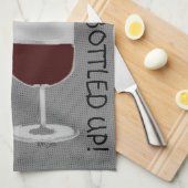 Ich trinke Wein ... Handtuch (Viertel Falte)