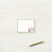 Ich trinke Wein-lustiges Zitat Post-it Klebezettel (Auf Schreibtisch)