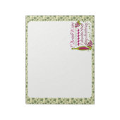 Ich trinke Wein-Zitat Notizblock (Rotiert)