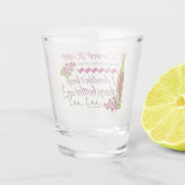 Ich trinke Wein-Zitat Schnapsglas (Rückseite)