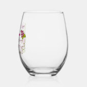 Ich trinke Wein-Zitat Weinglas Ohne Stiel (Links)