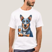 Ich trinke Whiskey-T - Shirt (Vorderseite)
