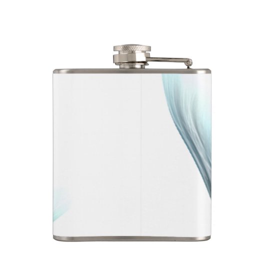 Ich trinke wie ein Fisch, weil ich eine Meerjungfr Flachmann (Rückseite)