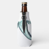 Ich trinke wie ein Fisch, weil ich eine Meerjungfr Flaschenkühler (Flasche Rückseite)