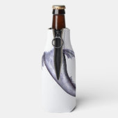 Ich trinke wie ein Fisch, weil ich eine Meerjungfr Flaschenkühler (Flasche Rückseite)
