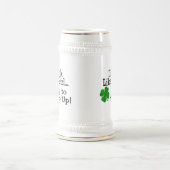 Ich trinke wie ein Mädchen-Versuch, um Bierglas (Mittel)