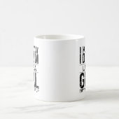Ich trommel wie ein Mädchen versuche, Trommelspiel Kaffeetasse (Mittel)