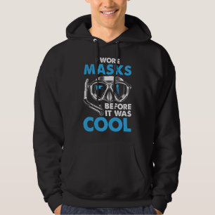 Ich trug Masken, bevor es cool war Lustiges Schnor Hoodie