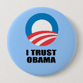 ICH TRUST OBAMA BUTTON (Vorderseite)