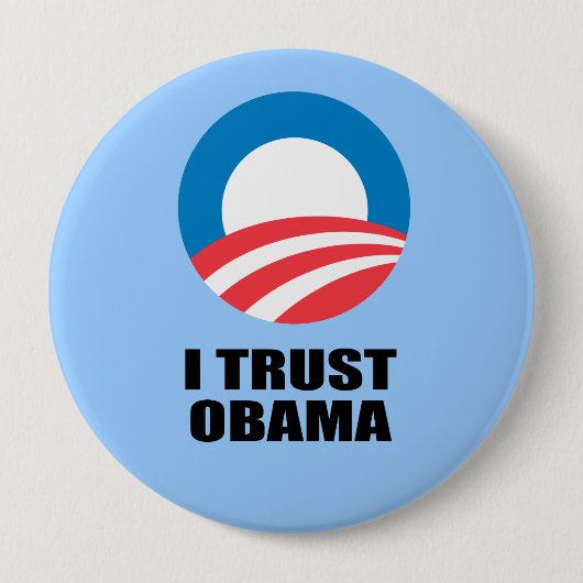 ICH TRUST OBAMA BUTTON (Vorderseite)