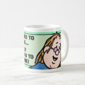 Ich tu so, als arbeite ich kaffeetasse (VorderseiteRechts)