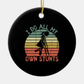 Ich tue all meine eigenen stundigen lustigen Gesch Keramik Ornament (Vorne)