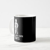 Ich tue alle meine eigenen Stunts erhalten gute Ge Kaffeetasse (Vorderseite Links)