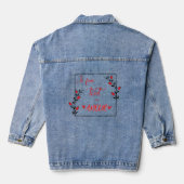 Ich tue alles jeansjacke (Rückseite)