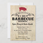 Ich tue Barbecue Einladung (Vorderseite)